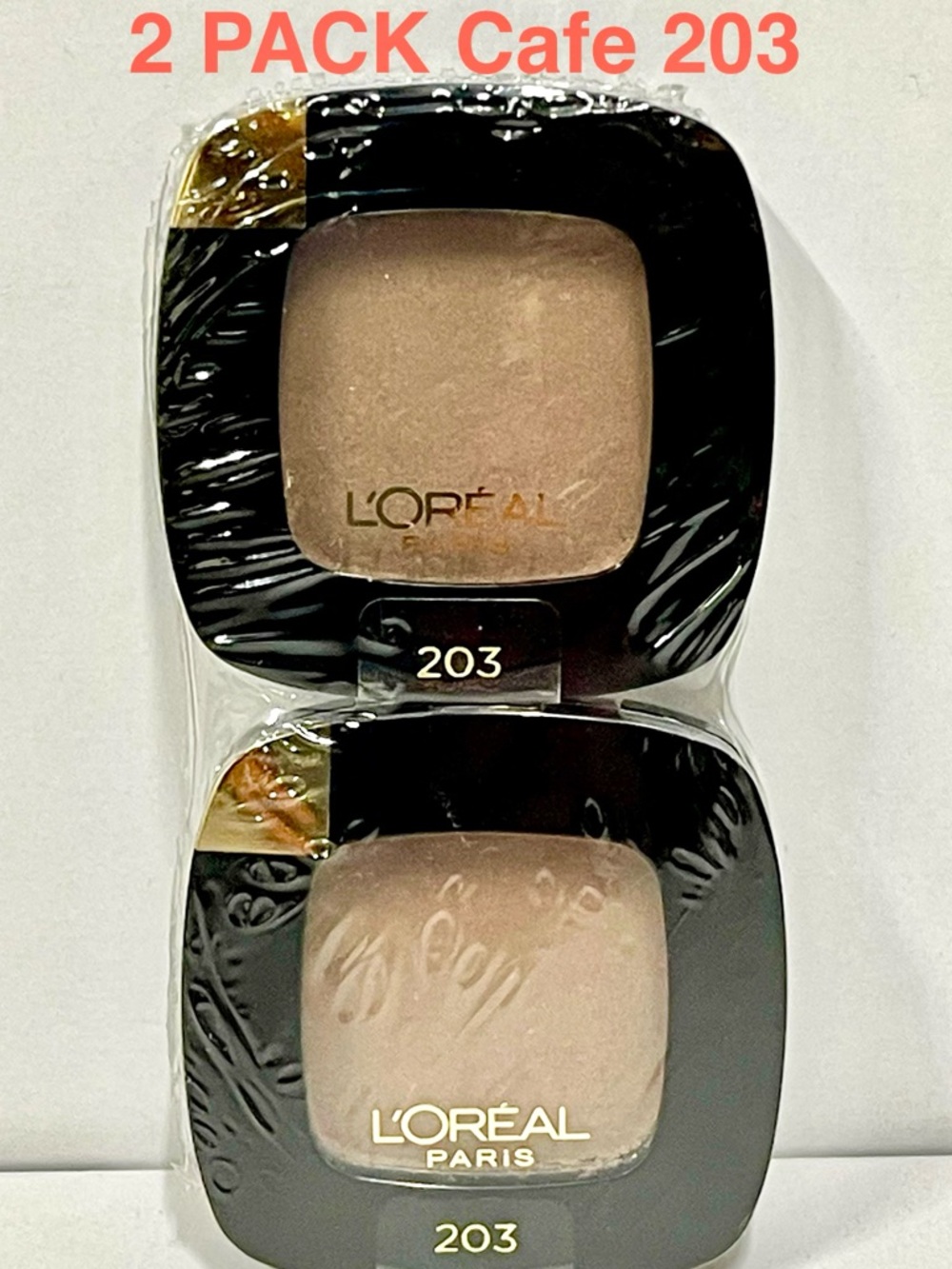 L’Oréal Colour Riche Monos Eyeshadow 203, Cafe Au Lait, SEALED 0.12 oz X (2PACK)
